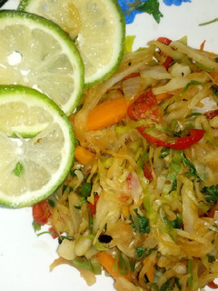A picture of Steamed cabbage,no butter,no oil,# vegetable contest#.