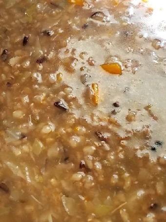 Easy Way Make Recipe Chicken veggies brown/black rice porridge #postpartum recipe# that is Awesome, Tasty}