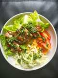 Grilled Chicken Salad with Chimichurri Sauce