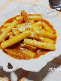 試做食譜~《起司辣炒年糕》 的食譜成品照片