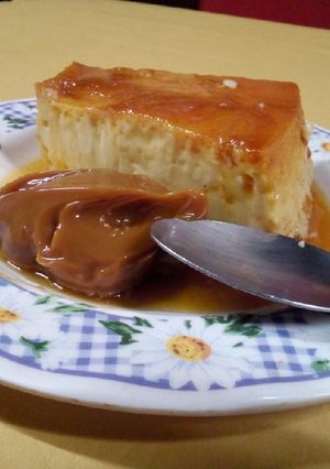 Una foto de Flan casero