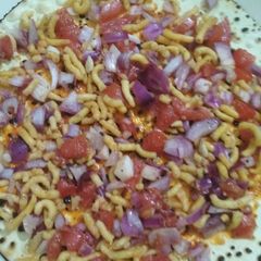 A picture of Masala papad.