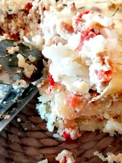 Darált húsos rakott rizs recept fotója