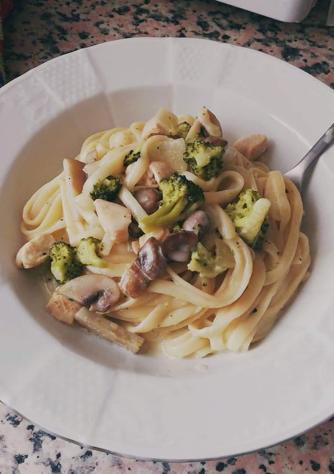Una foto de One-pot pasta (pasta de una olla)