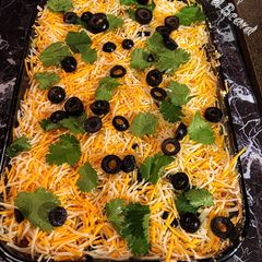 A picture of Spicy Taco Dip.