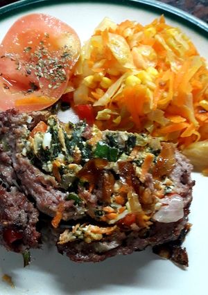 Una foto de Pan de carne relleno