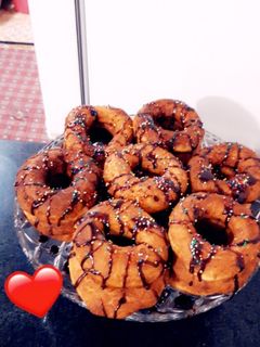 عکسی از دستور دونات خانگی