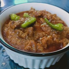A picture of Beef Quorma.