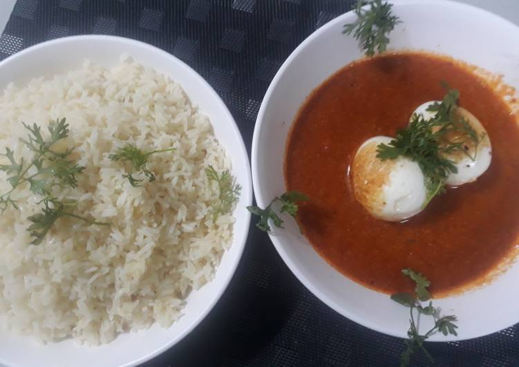 Award-winning Egg Curry Rice