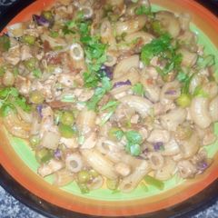 A picture of Tomato Masala Macaroni.