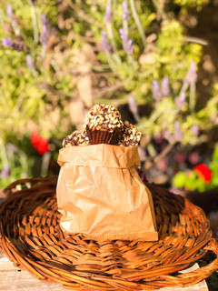 Una foto de Mini magdalenas “Ferrero-Rocher”