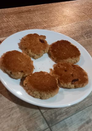 Una foto de Galletas de avena y pasas
