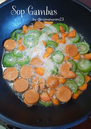Foto resep Sop Gambas (Oyong)