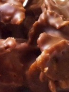 Una foto de Petras de chocolate