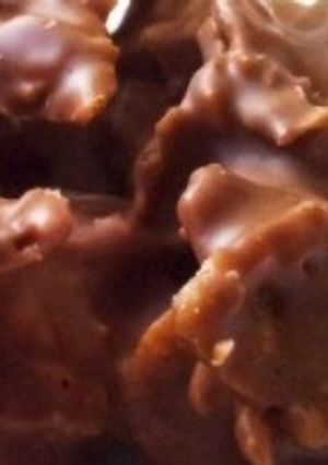 Una foto de Petras de chocolate
