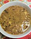Sopa de papa y hongos