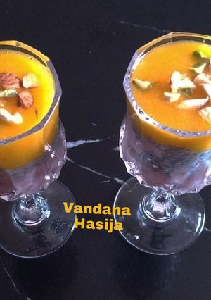 A picture of Jamun Mango Smoothie.