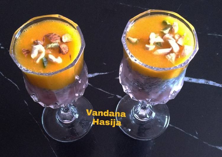 Steps to Make Favorite Jamun Mango Smoothie