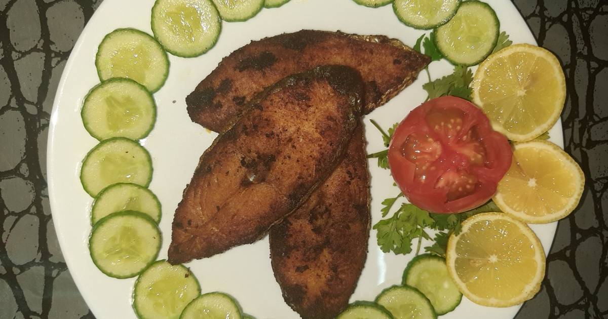 Fried king fish Recipe by tanveer sayed Cookpad