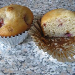 A picture of Strawberry Muffins.
