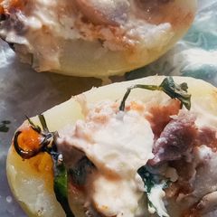 A picture of Loaded potatoes.
