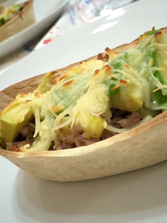 Una foto de Barquitas de carne picada picante