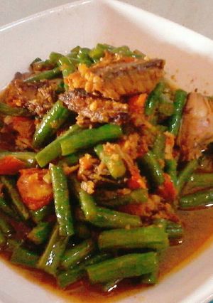 Foto resep Pindang kacang panjang masak pedass