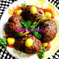 A picture of Nargasi kabab.