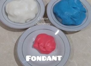 Foto resep Fondant Praktis Hemat Tanpa Marshmellow Dan Galatin