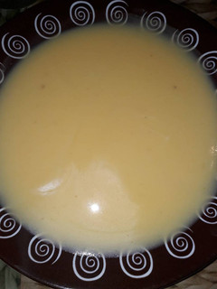 Una foto de Crema de calabaza y calabacín
