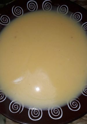 Una foto de Crema de calabaza y calabacín