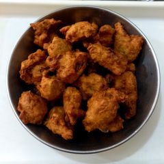 A picture of Leftover chickpea sy pakoray.