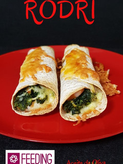 Una foto de Burritos con Verduras y Langostinos