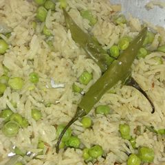 A picture of Peas pulao.