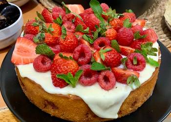 Easiest Way to Cook Tasty Raspberry and White Chocolate Ricotta Pound Cake