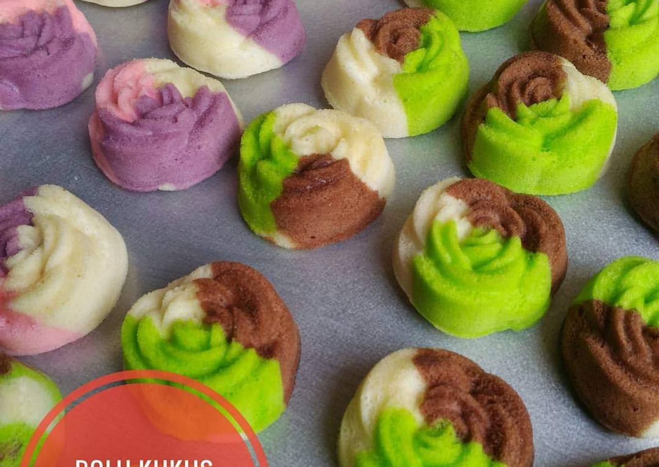 Bolu Santan Kukus Mawar, Lembut (cocok untuk jualan)