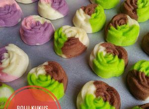 Foto resep Bolu Santan Kukus Mawar, Lembut (cocok untuk jualan)