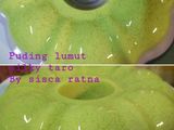 Puding lumut silky taro
