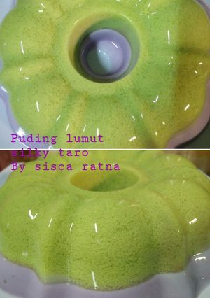 Foto resep Puding lumut silky taro