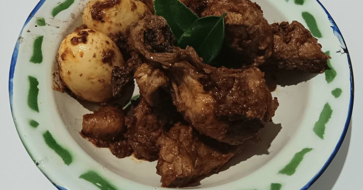 Rendang Ayam dan Telur