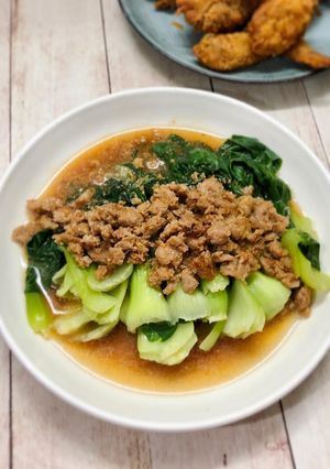 Foto resep Bok Choy siram daging