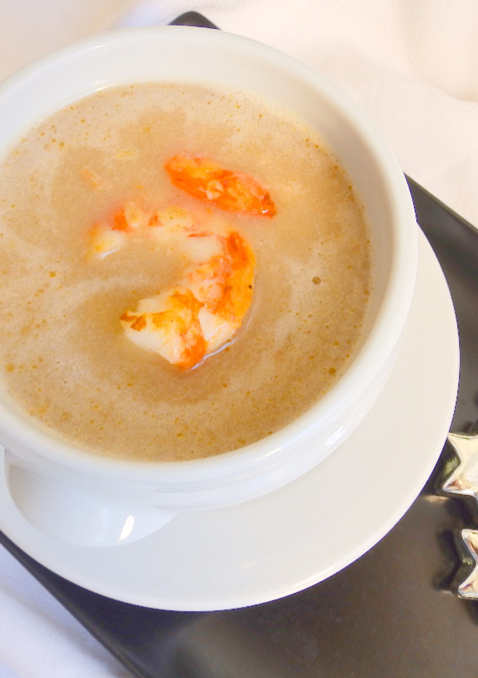 Una foto de Crema de marisco