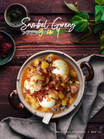 Langkah Mudah untuk Membikin Resep Sambel Goreng 3 in 1 (telur, Ati, Kentang) yang Lezat Sekali Anti Ribet, Uenak Banget