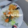 Sup Bakso sayur