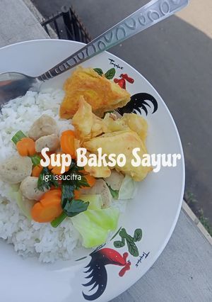 Foto resep Sup Bakso sayur