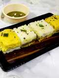 Besan Suji Sandwich Dhokla