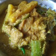 Jhinge posto (ridged gourd Poppy seed curry) A picture of Jhinge posto (ridged gourd Poppy seed curry).
