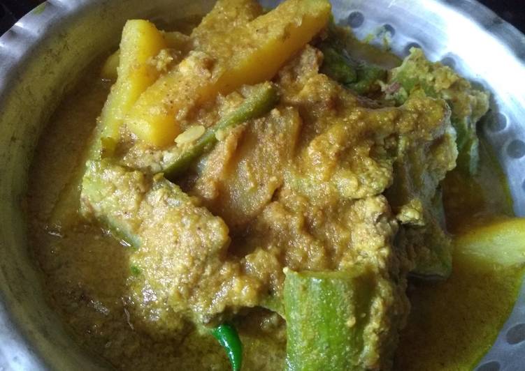 Step-by-Step Guide to Prepare Favorite Jhinge posto (ridged gourd Poppy seed curry)