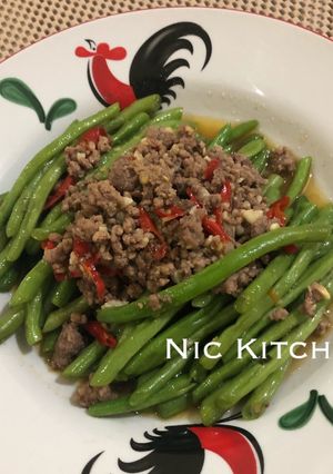 Foto resep Tumis Buncis Daging Cincang NIC KITCHEN