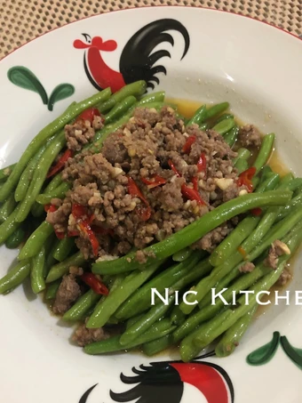 Cara Sederhana Menyiapkan Resep  Tumis buncis daging cincang yang Lezat Sekali, Bisa Manjain Lidah